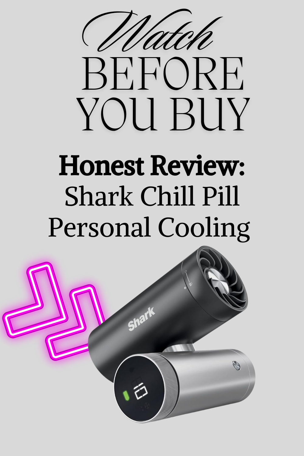 Watch Honest Review of Shark ChillPill Cooling System on Amazon Live